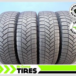 4 MICHELIN AGILIS CROSSCLIMATE 195/75R16 USED  TIRES 6.9/32 AVG NO PATCH * INSTALLATION  INCLUDED *