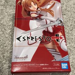 Figure Asuna Sword Art Online Integral Factor ESPRESTO est-EXTRA MOTIONS