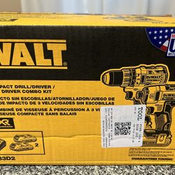 XR Brushless Compact Drill/Driver/3speed/impact Driver Kit 20V Battery