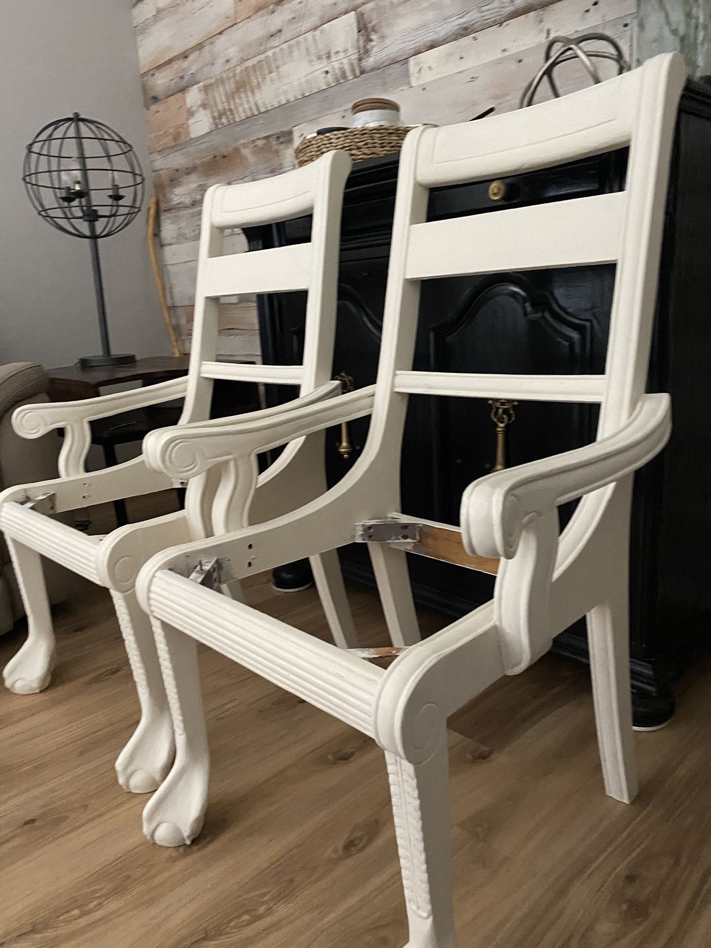 Project CHAIRS …(2) BALL & CLAW ARM CHAIRS