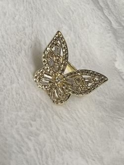 Gold Butterfly Ring