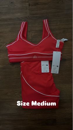 Red Alo legging set