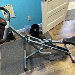 Sunny Health & Fitness Row-N-Ride Squat Assist Trainer for Glutes