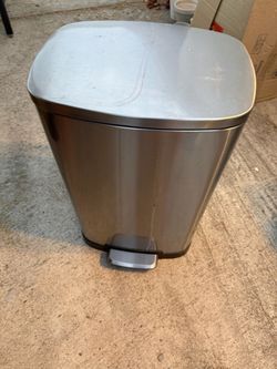Large Kohler Stainless Steel Step Trash Can