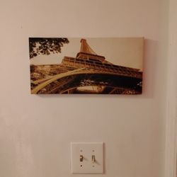 Eiffel Tower Picture Beautiful Vinyl Painting
