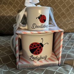 Mommy & Me Lady Bug Mug Set 