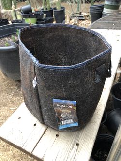 5 gallon pots fabric grow bags