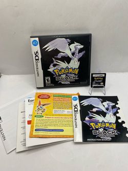 Pokemon Black Version Nintendo DS CIB Complete Case Manual Inserts authentic