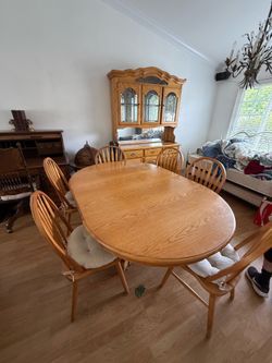 Dining table and chairs