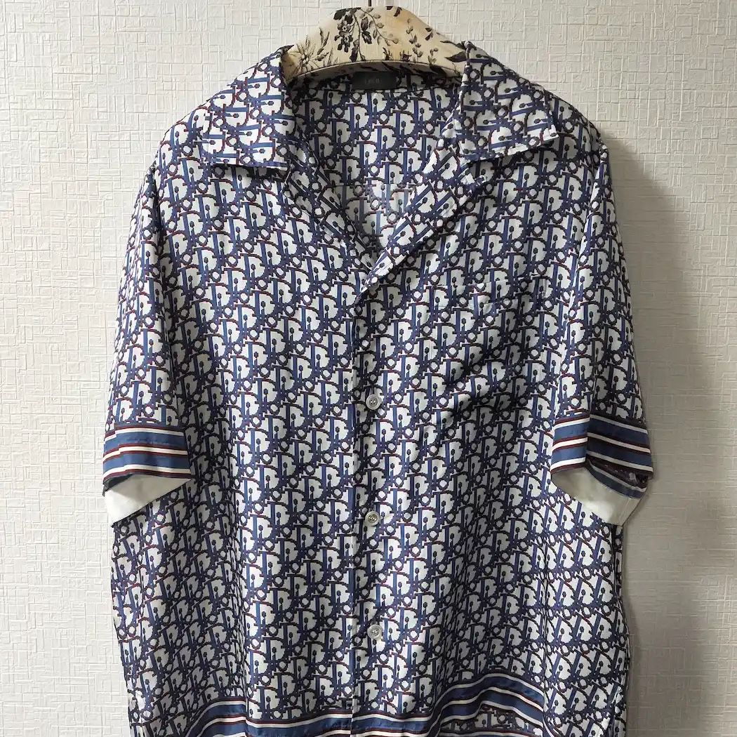 Dior, Oblique Pixel Hawaiian Shirt