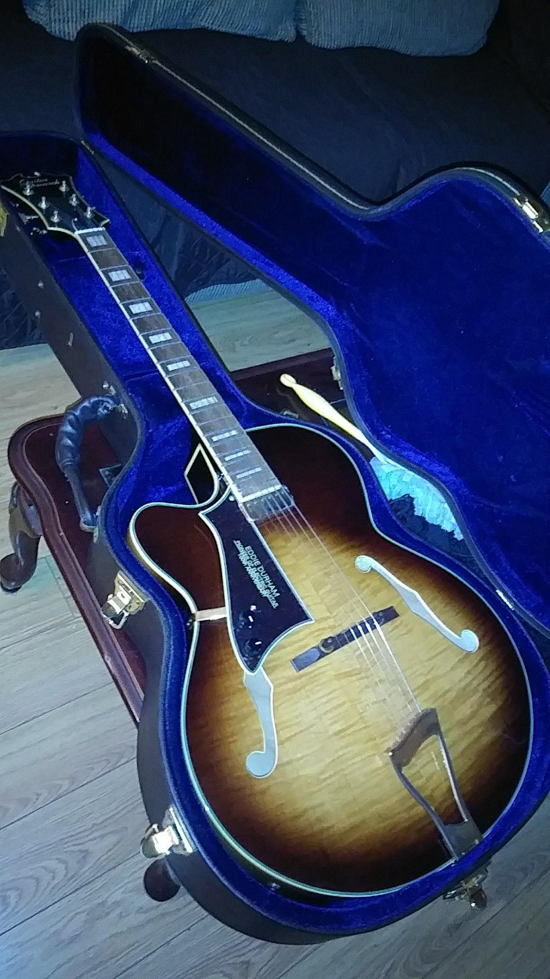 Left handed guitar Eddie Durham Pioneer of Electric Guitar 100th Anniversary