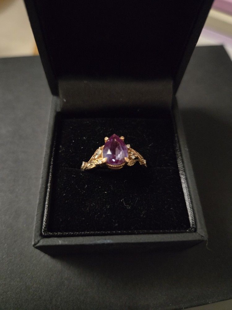 Alexandrite Engagement Ring