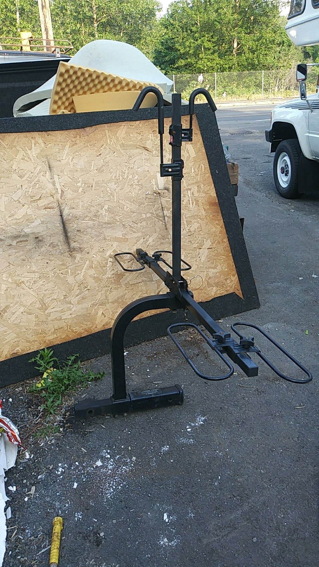 Bicycle rack.