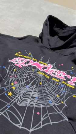 🕷️🖤 SP5DER P*NK V2 Hoodie ‘Black’