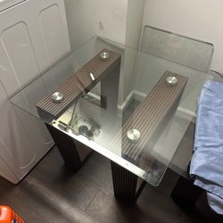 Glass Table Set