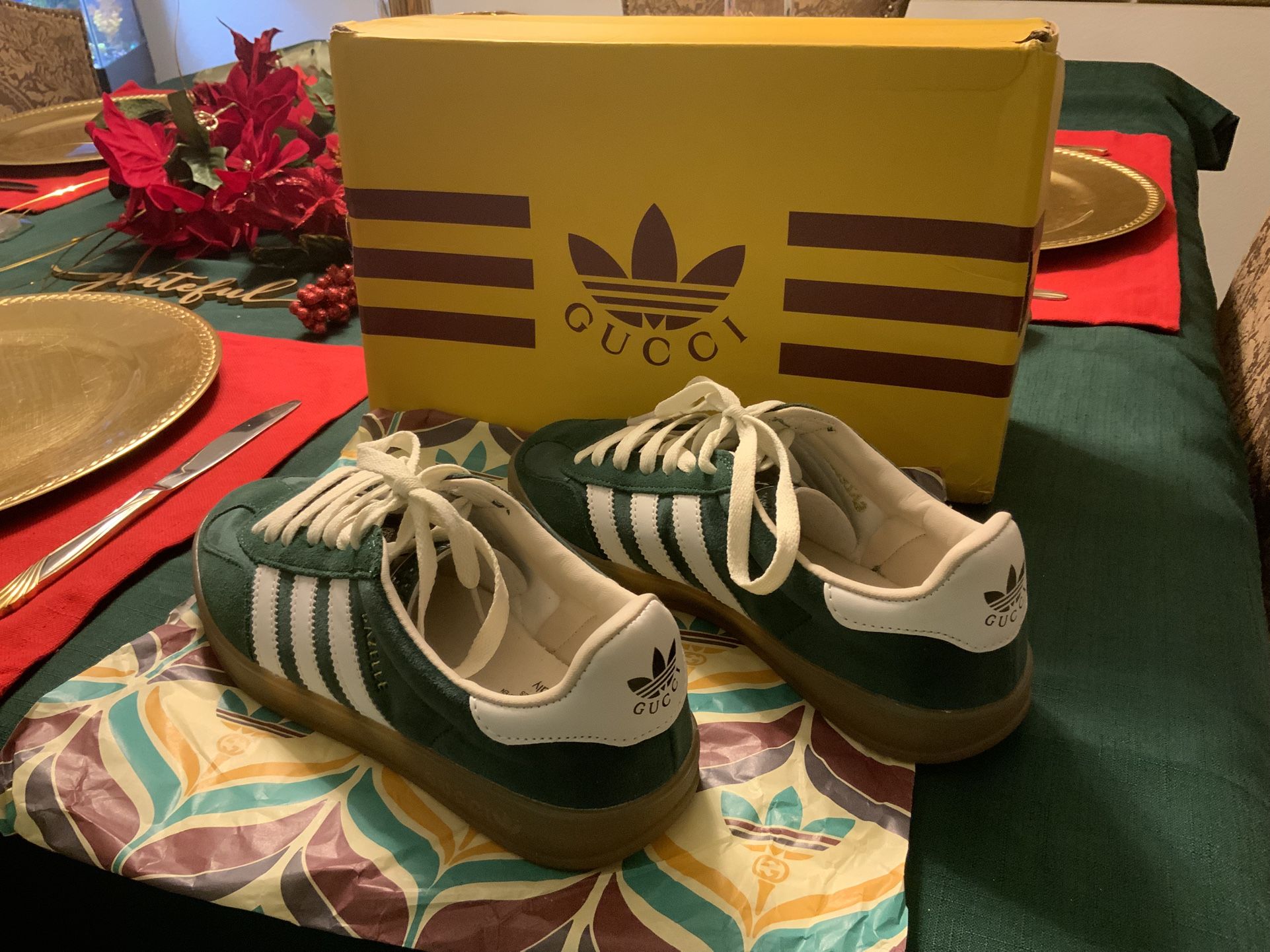GUCCI ADIDAS LEATHER OPEN BEAD