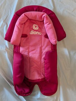Diono Cuddle Soft 2 in 1 Baby Head and Body Support Car Seat Insert Pink