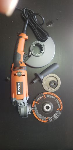 7 inch. Twist handle angle grinder