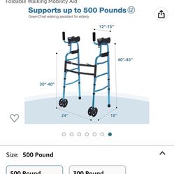 Foldable Standard Walker
