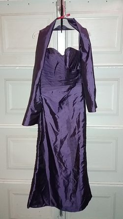 Purple formal dress