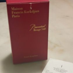 Maison Francis kurkdjian Paris baccarat rouge 540