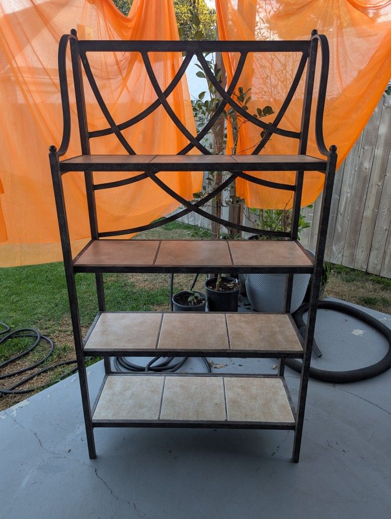 4 Tier Bakers Rack Shelf