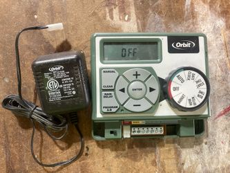 Orbit Sprinkler Timer with Power Supply – Works Great