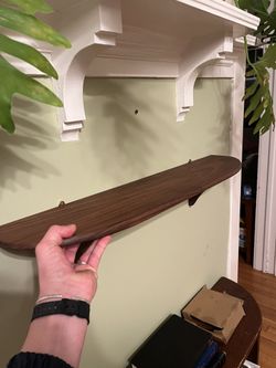 Solid Walnut Handmade Floating Shelf