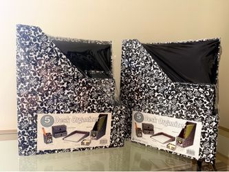 2 5-Piece Desk Organizer Set