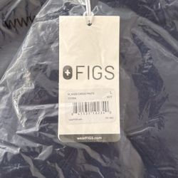 Figs Scrub Cargo Pants Large-Navy