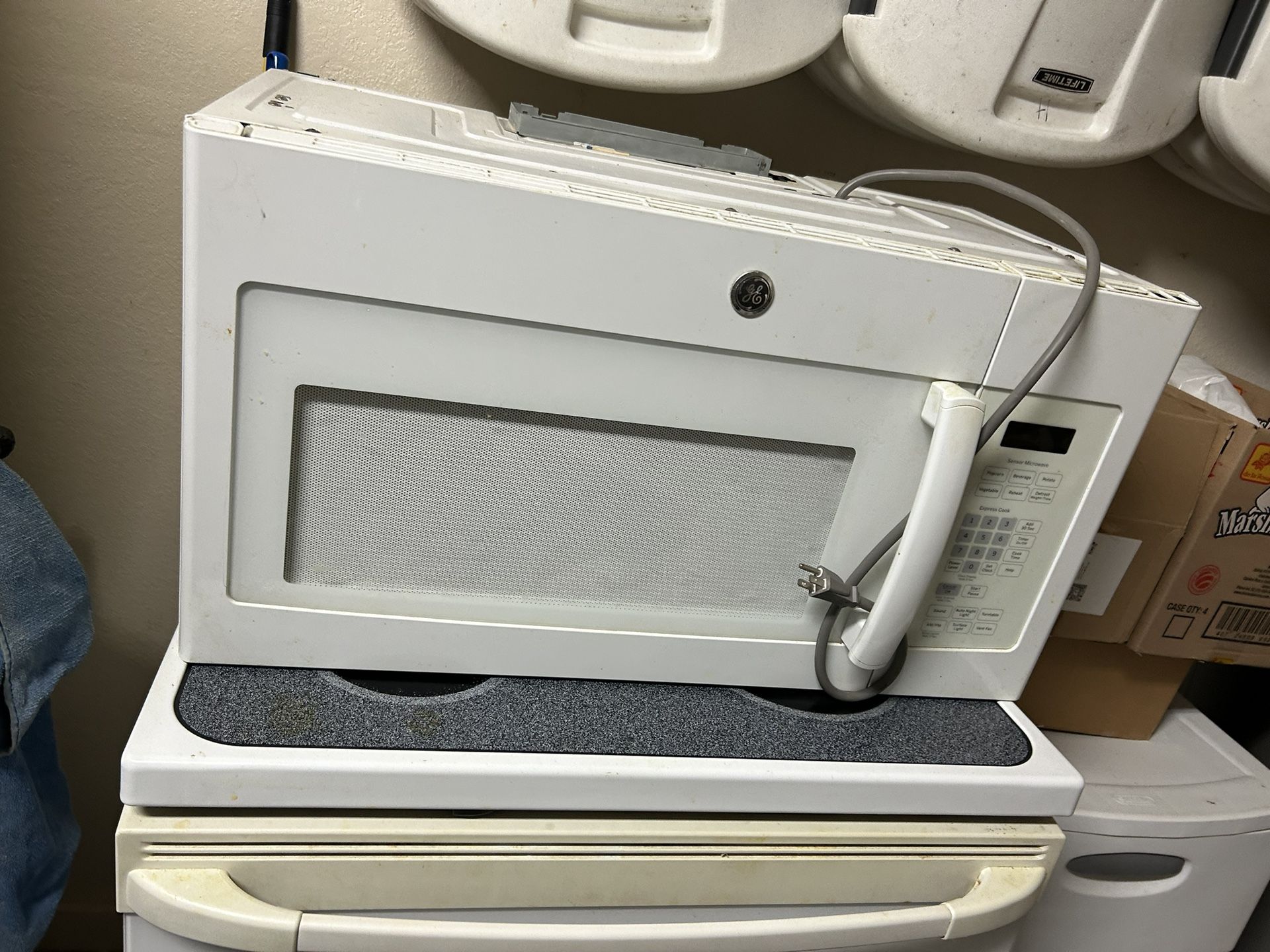 White Microwave