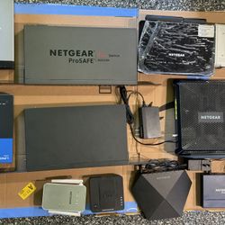 Cable Modems, Network Switches, Routers, PoE Switches