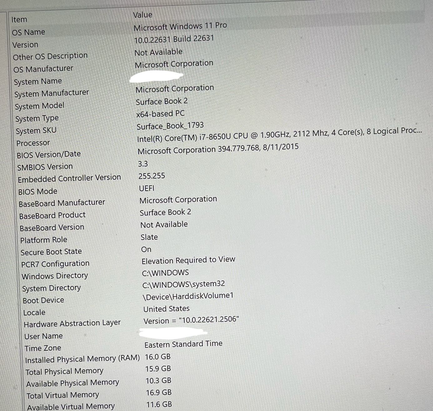 Microsoft surface Book 2 Laptop With Microsoft Dock