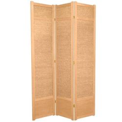 Red Lantern 7 ft. Natural 3-Panel Room Divider (84JUTE-NAT) | SaleSumo INSANE DEAL (FIRM)