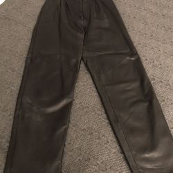100% REAL LEATHER SLACKS