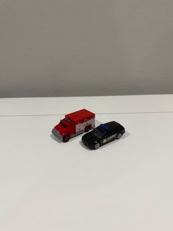 Matchbox Ambulance & Sheriff Dodge Magnum – 2 Vehicle Lot