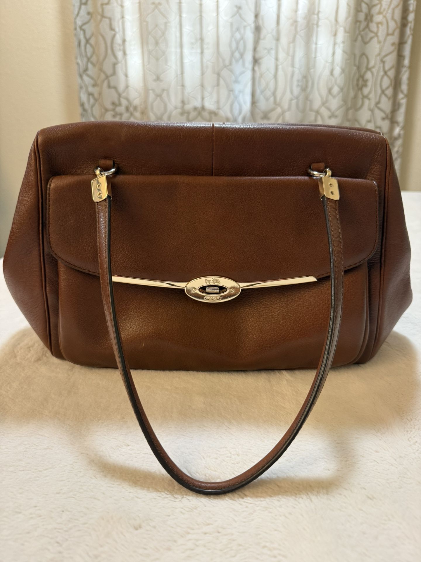 Coach Shoulder Bag  12"W x 9.5"H x 4"D