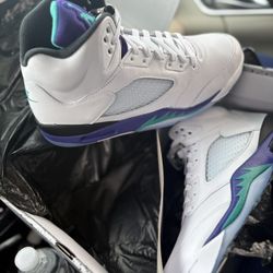 Retro Air Jordan 5s Grapes/fresh Prince OG 2025🍇~authentic~