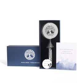 Wind Chimes with Tree of Life Hanging 3D Wind Spinner   16" length