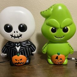 Jack Skellington & Oogie Boogie Blow Mold