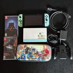 Nintendo switch animal crossing edition