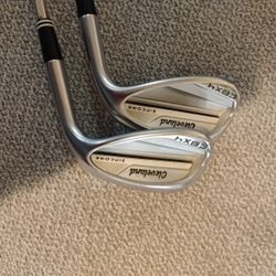 Cleveland Zip core CBX4 50, And 54 Degree Wedges! With Grooves That Are In Great Shape Lots Of Bit On These Clubs! 