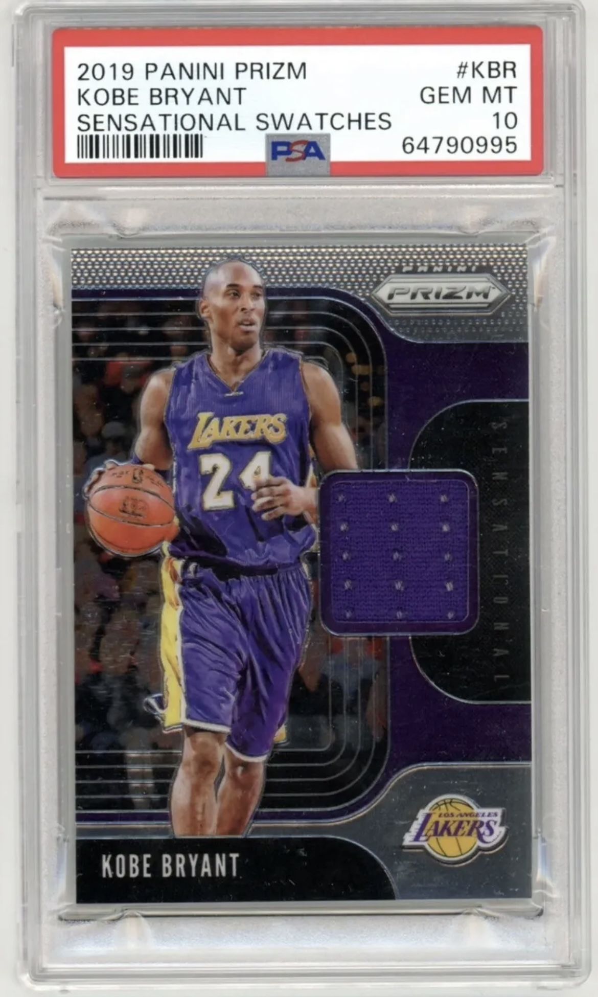 Kobe Bryant Jersey Psa 10 Card 
