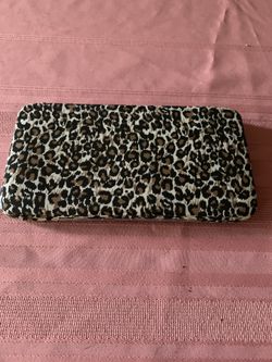 Leopard print wallet