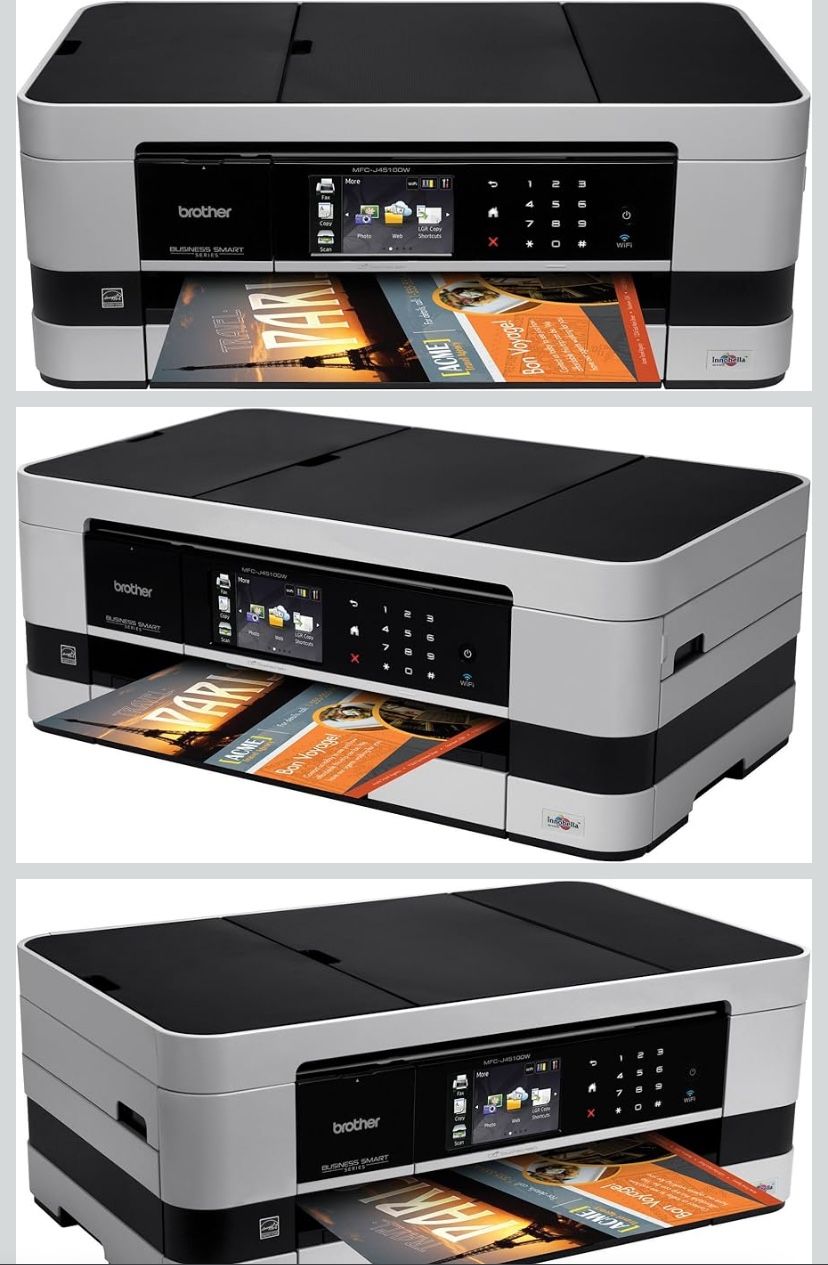Brother Printer MFCJ4510DW Wireless Color Photo Printer with Scanner, Copier and Fax, Amazon Dash Replenishment Ready