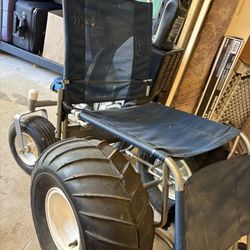 Debug Rolling Beach Chair 350lbs Cap