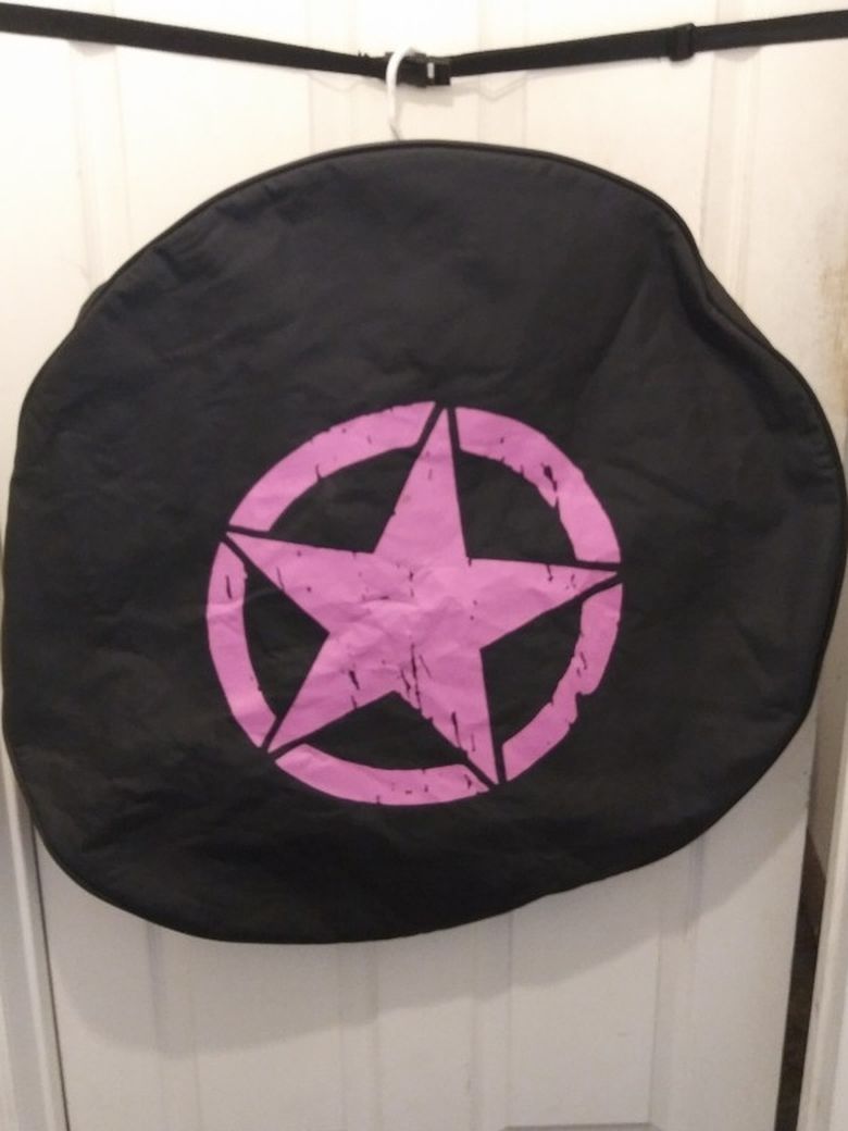 BOOMERANG DISTRESS STAR JEEP TIRE COVER