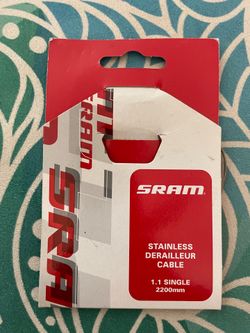 New SRAM Stainless Derailleur Cable 1.1 x 2200mm Shift Cable