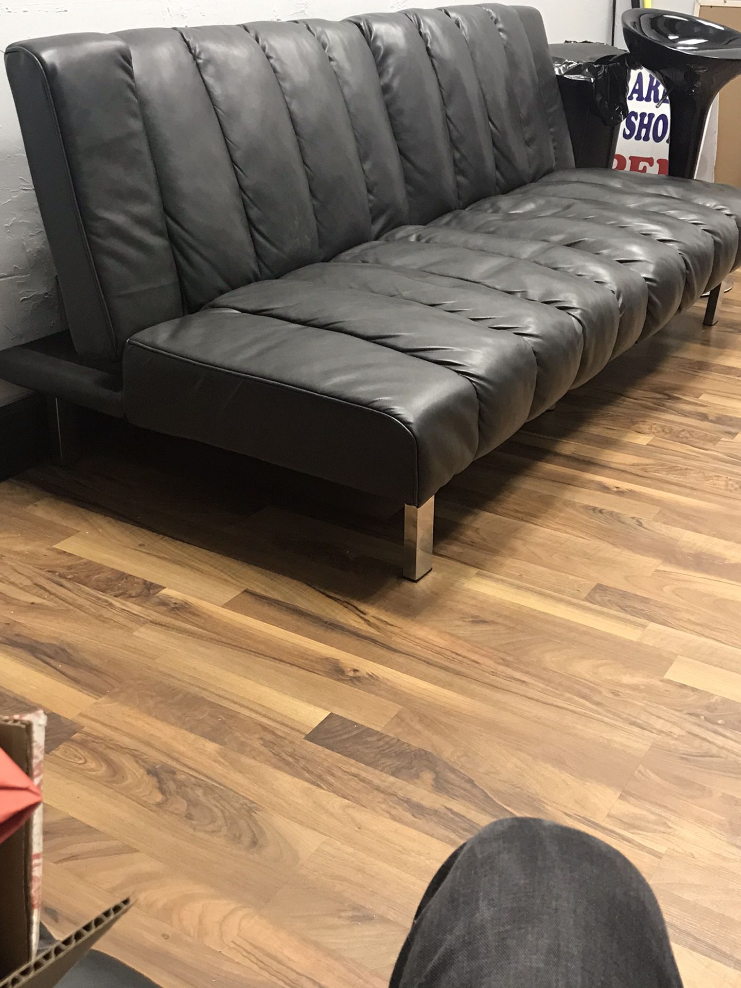 Leather futons