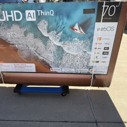 70 Tv Lg 4K Smart Hgtv $55 down on financing free delivery six month warranty